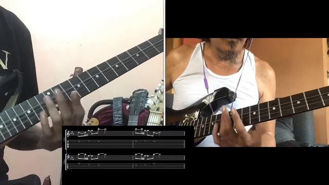 Paul Gilbert & Billy Sheehan Duo Live In Budokan Cover In Two Guitars With Tabs(part 1)