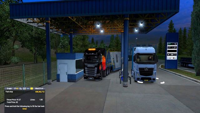 ETS 2 Gameplay | Travelling from Rotterdam to Bremen | Scania truck смотреть онлайн