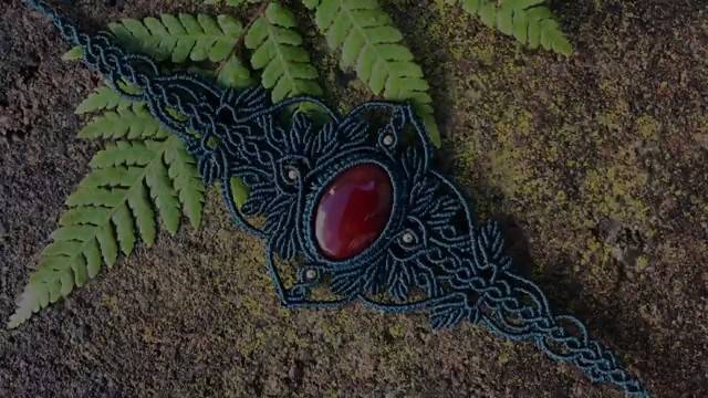 Macrame By Afeng： 2021-15｜Macrame Tutorial｜Macrame Bracelet｜Dream Of Leaves 2｜编绳｜DIY