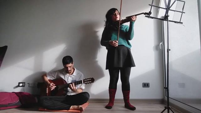 Erik Satie - Gymnopédie No.1 (violín y guitarra) смотреть онлайн