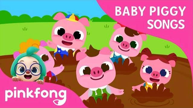 Five Little Piggies | Baby Piggy Songs | Pinkfong Songs For Children