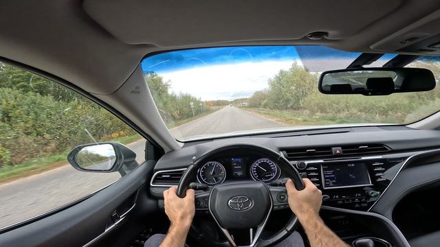 2019 Toyota Camry 2.5L POV TEST DRIVE смотреть онлайн