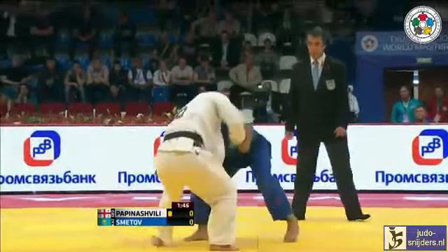 Judo 2013 World Masters Tyumen: Papinashvili (GEO) - Smetov (KAZ) [-60kg] смотреть онлайн