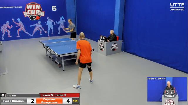 21:00 Гусев Виталий 3-2 Горелов Владислав стол 5 ЮГ-3 07.10.20 смотреть онлайн