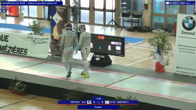 CF SH - Charleville 2018 - Finale - ANSTETT Vs APITHY