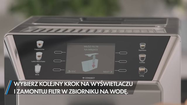 Jak wymienić filtr wody w ekspresie De’Longhi? смотреть онлайн