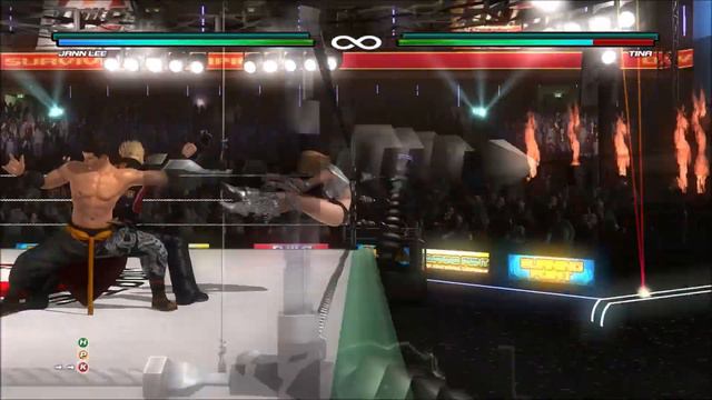 Dead or Alive 5 Last Round - Jann Lee & Jacky Bryant Tag Throw смотреть онлайн