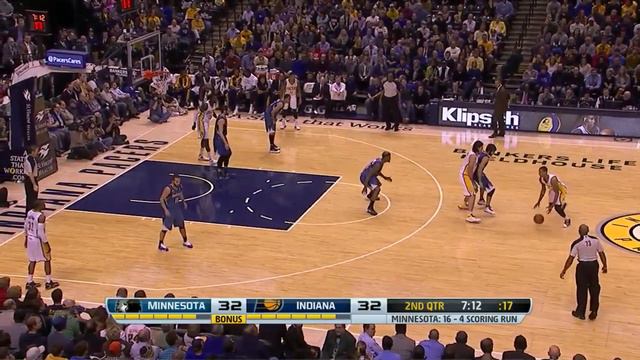 George Hill 26 Pts 7 Asissts 5 Stls vs Timberwolves 2013.11.25 смотреть онлайн