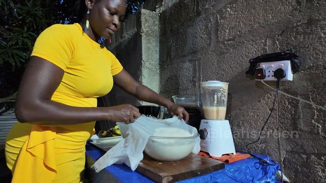 How To  BANANA Milk Drink Recipe !! Easy & Best Tigernut Drink Recipes!! / Cooking Food