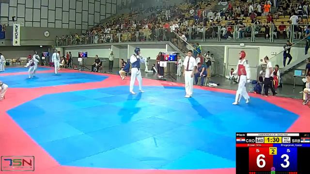 840  Dragojevic, Lazar, SRB Vs  Krpan, Vito, CRO 6 12