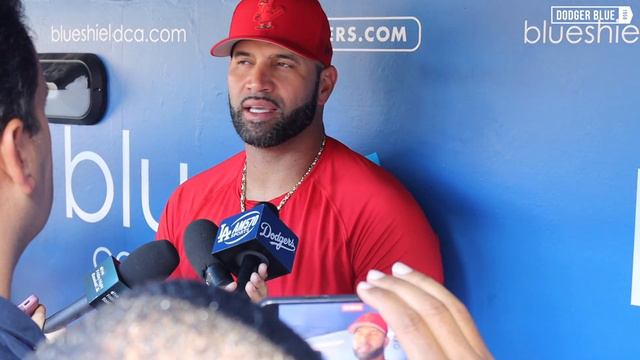 Albert Pujols reflects on time with Dodgers, praises Mookie Betts смотреть онлайн