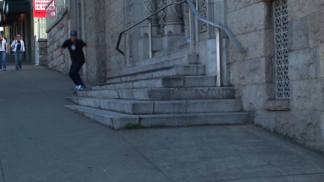 Big Crooks To Fakie Down The HILL!  Robert Mont Lopez Braille Clip Of The Week 4!