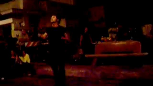 Giocoliere Con Fuoco Al Concerto Madrelena