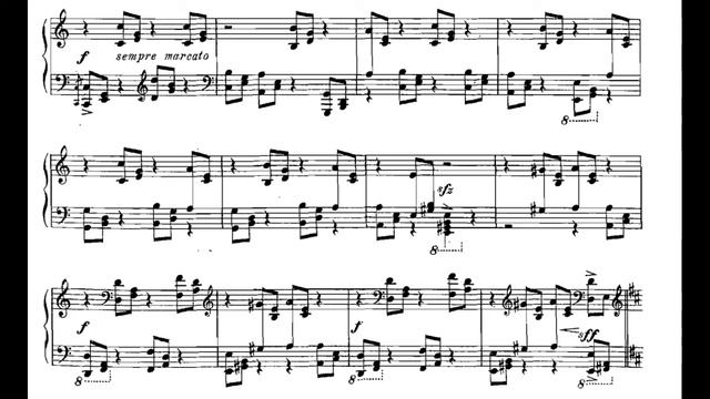 Gigue, from 4 Pièces pour Piano (with score) - Arthur Lourié (1928) смотреть онлайн
