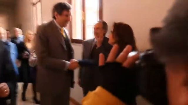 Tribunale Di Avezzano - Visita Del Presidente Della Regione Marco Marsilio