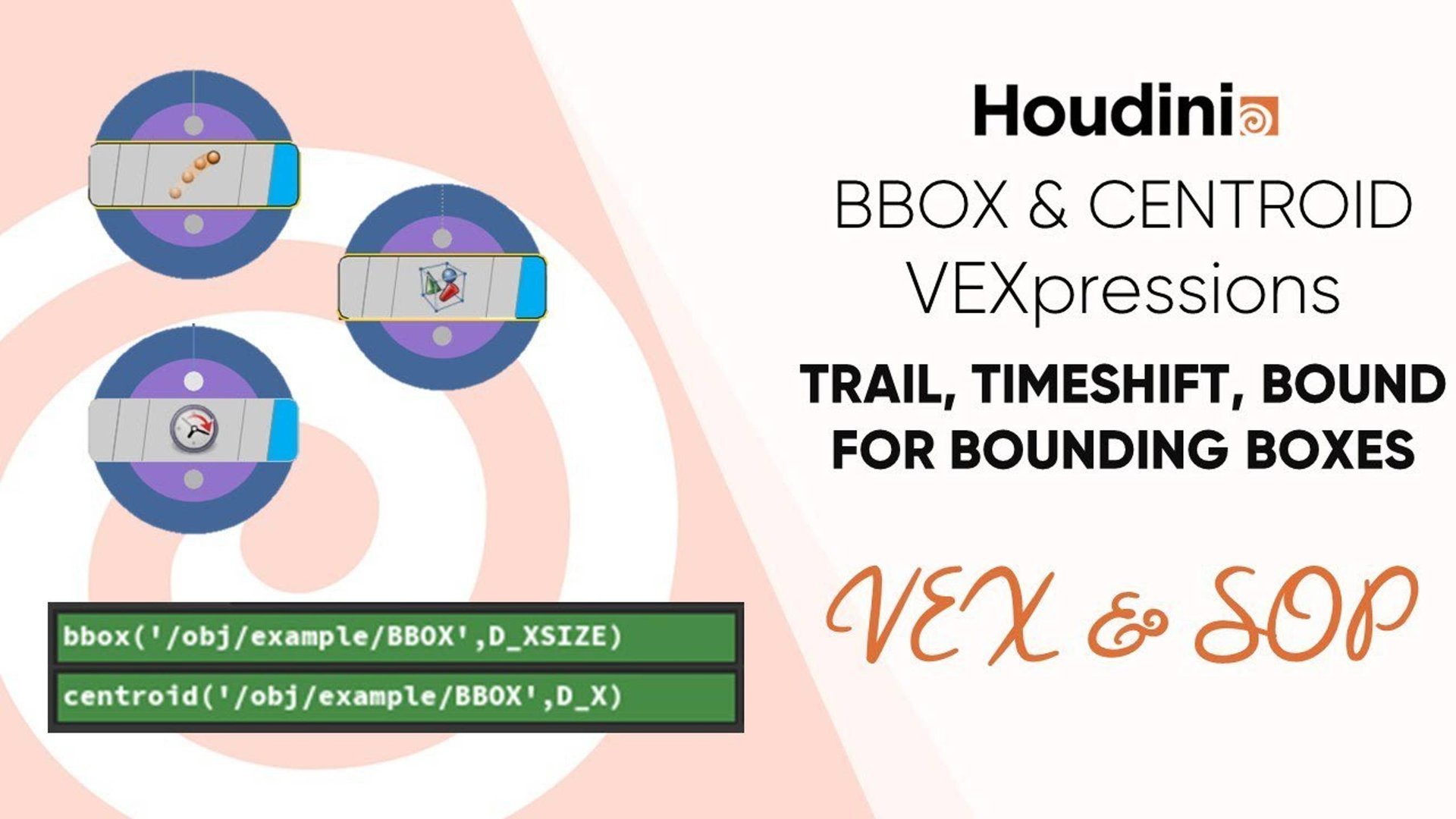 BBOX CENTROID VEXpressions Bounding box workflows Houdini смотреть онлайн