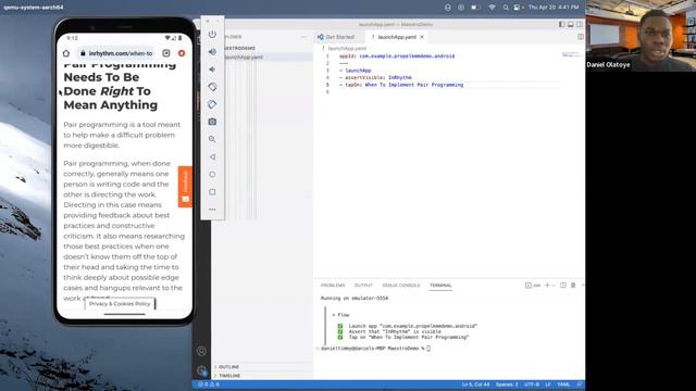 Lightning Talk / Maestro Automation / April 20th 2023 / Daniel Olatoye