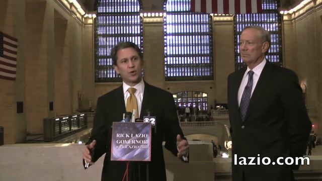 George Pataki Endorsing Rick Lazio 3/10/2010 смотреть онлайн