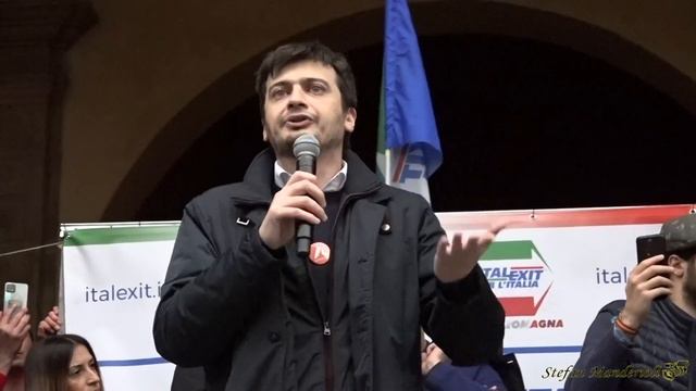 NO DRAGHI DAY - Francesco Forciniti (onorevole) - Bologna (09 Aprile 2022)