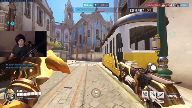 POTG! SUPER INSANE TOP 500 JUNKER QUEEN GAMEPLAY OVERWATCH 2 SEASON 4 смотреть онлайн