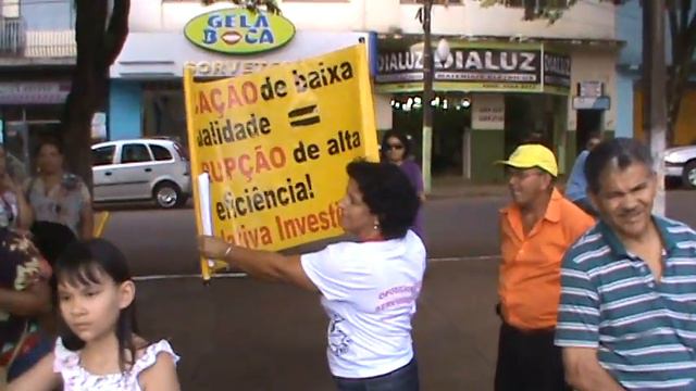 Fala de Josimar Priori no final do ato. смотреть онлайн