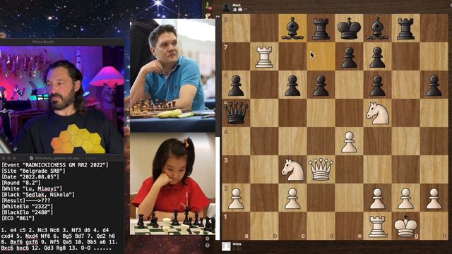 Another Grandmaster falls to chess's strongest young lady?? Lu, Miaoyi vs. Sedlak, Nikola смотреть онлайн