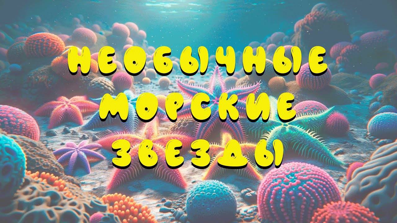 Самые необычные виды морских звезд, развивающий мультфильм для детей ¦ Карточки Домана смотреть онлайн