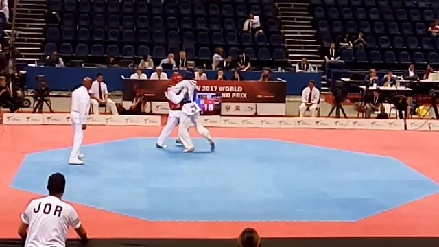 Ahmad Abu Ghoush ( JOR ) Vs Mahammad Mammadov ( AZE ) World Grand Prix Moscow 2017 R3