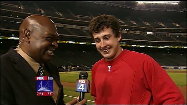 Derek Holland - Harry Caray Impression