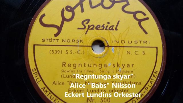 Regntunga skyar Alice Babs Nilsson смотреть онлайн