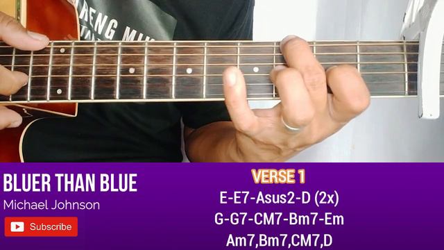 BLUER THAN BLUE BY MICHAEL JOHNSON PLUCKING AND STRUMMING STEP BY STEP GUITAR TUTORIAL смотреть онлайн