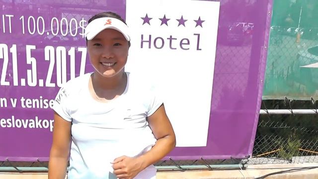 EMPIRE Slovak Open 2017: 1R, Interview, Kurumi NARA (JPN) - Vivien JUHASZOVA (SVK) 6-1 6-0