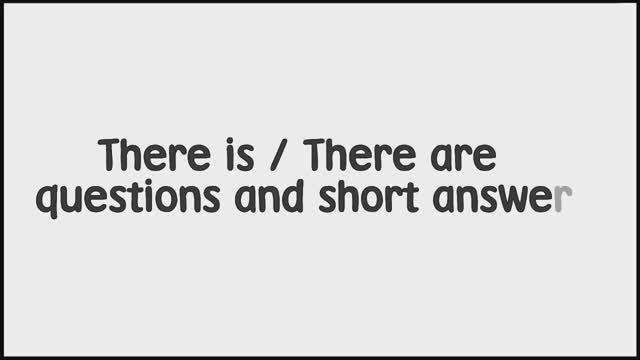 Harmonize Starter - Grammar: There is / There are questions and short answers (Unit 6) смотреть онлайн