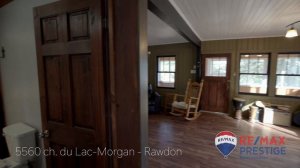 RAWDON - 5560 chemin du Lac-Morgan - Belle maison dans le village terrain 70 000pc