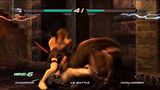 Tekken 6 BR Nina vs Anna, Devil Jin смотреть онлайн
