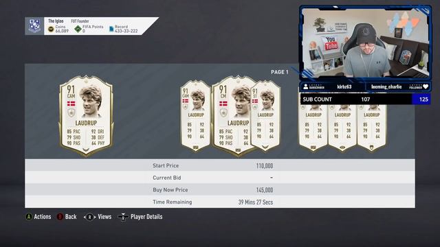FIFA 20 | MIN PRICE PRIME ICON SNIPE (500K+ PROFIT)... SNIPING REACTIONS EP16