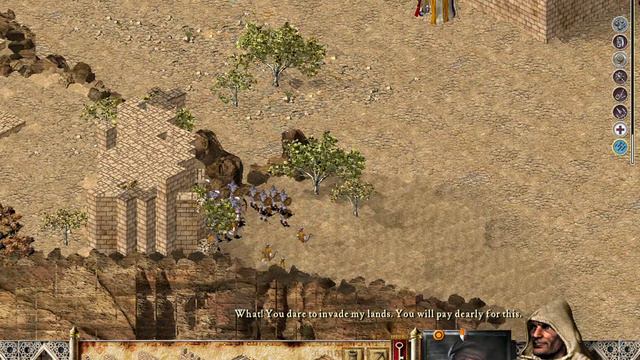 Stronghold Crusader Extreme 1st mission LOOK OUT смотреть онлайн