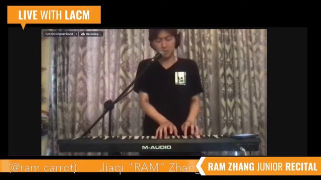 Jiaqi "RAM" Zhang Junior Recital смотреть онлайн