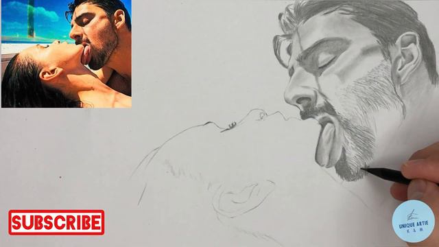 How To Draw Anna-Maria Sieklucka & Michele Morrone Hot Kissing | Laura & Massimo Kissing Scene смотреть онлайн