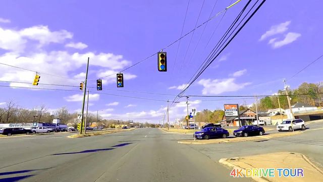 WINSTON SALEM NORTH CAROLINA PETERS CREEK PARKWAY DRIVING TOUR 4K 😎❤️😊 смотреть онлайн