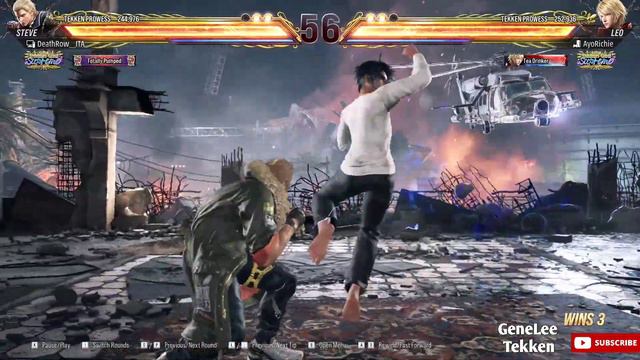 TEKKEN 8 🔥 STEVE (DeathRow_ITA) VS LEO (AyoRichie) | T8 HIGH LEVEL RANK MATCHES 🔥 смотреть онлайн