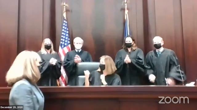 Swearing-In of Justice Elizabeth M. Welch смотреть онлайн