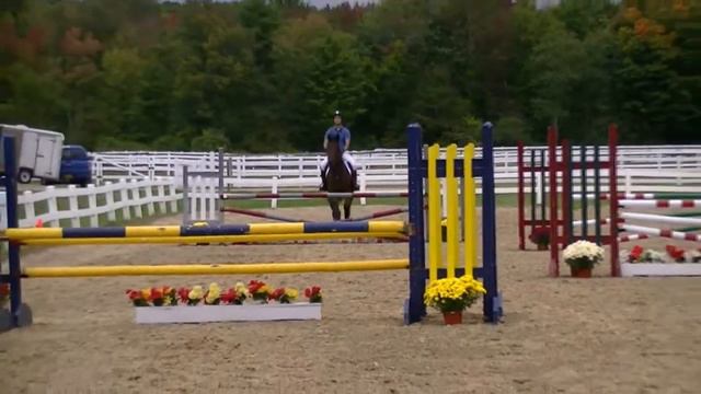 Imanol Echeverria riding North Lake Way 3'3" Jumpers Lakeville Horse Show 9.21.14 смотреть онлайн