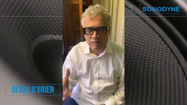 Derek O'brien Congratulates Sonodyne On Our 50th Year!