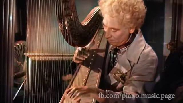Harpo Marx playing "Hungarian Rhapsody No. 2" by Liszt смотреть онлайн