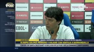 Daniel Garnero analizó la victoria ante Junior de Barranquilla (@FOXSportsArg)