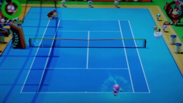 Mario Tennis Aces - Toadette vs DK [Hard Court] смотреть онлайн