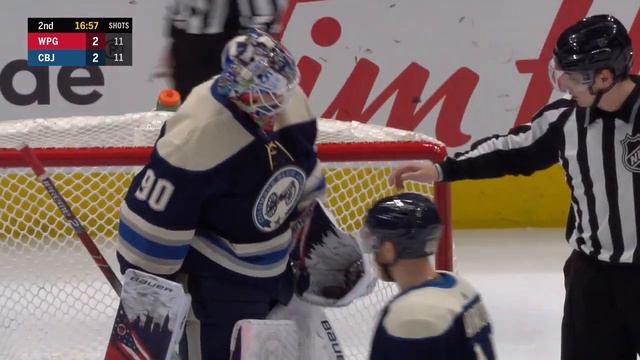 Elvis Merzļikins Glove Save on Patrik Laine (Jan. 22, 2020) смотреть онлайн