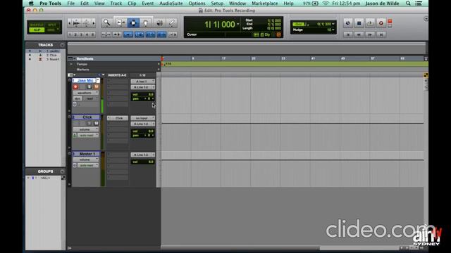 04. PRO TOOLS - запись в PRO TOOLS, видеоинструкция смотреть онлайн