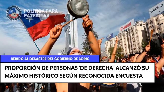 ¡BRUTAL! Gente “DE DERECHA” en Chile alcanza MÁXIMO HISTÓRICO por DESASTRE de Gobierno de Boric смотреть онлайн